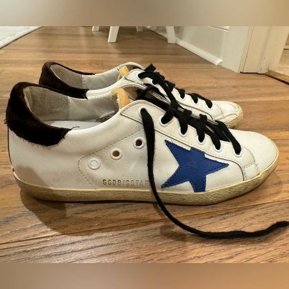Golden goose superstar sneakers size 38 (US size 8)